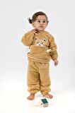 Welsoft Peluş Unisex Kışlık Bebek Takımları Çocuk Giyim Bebek Kıyafeti Çocuk Kostümü welsoft takım